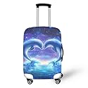 Dolphin Heart Suitcase Covers for Luggage,Luggage Covers for Suitcase,Carry on Luggages Cover,Travel Luggages Suitcases Protective Cover Long-Term Use
