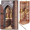 Dolphin Island DIY Book Nook Kit for Adults, Infinite Magicspell Library Booknook with Flame Illusion