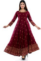 DOM Women Printed Anarkali Kurta