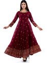 DOM Women Printed Anarkali Kurta
