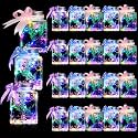 Domensi 20 Pcs 17oz LED Plastic Fish Bowls, Clear Shatterproof Glowing Vases with Ivy, Plastic Fish Tank Unbreakable Aquarium for Carnival Games, Party Home Decoration