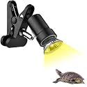 DOMICA Reptile Heat Lamp with 50W UVA UVB Light Bulb, Basking Spot Light Simulated Sunlight, Heating Lamp for Turtle, Lizard, Snake, Beared Dragon, Amphibians
