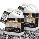 Dominator Rock Anchor 1 Gallon - Rock Glue for Landscaping Gravel &amp; Stone, Ready to Spray, Locks in River Rock, Pea Gravel &amp; Decorative Rock, Prevents Scattering &amp; Washouts, Water-Based (Pack of 2)