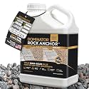 Dominator Rock Anchor 1 Gallon - Rock Glue for Landscaping Gravel &amp; Stone, Ready to Spray, Locks in River Rock, Pea Gravel &amp; Decorative Rock, Prevents Scattering &amp; Washouts, Water-Based