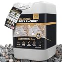 DOMINATOR Rock Anchor 5 Gal - Rock Glue for Landscaping Gravel & Stone, Ready to Spray, Locks in River Rock, Pea Gravel & Decorative Rock, Prevents Scattering & Washouts, Water-Based