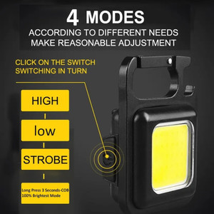Dominic Combo of COB Rechargeable Keychain Flashlight