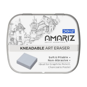 doms amriz kneadable art eraser  ideal for graphite pencil charcoal  pastel non-toxic eraser