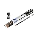 Doms Black Dooms Karbon R/T Super Dark Pencil Pack Of 10 With Erasner (Sharpner+Eraser)