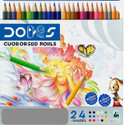 DOMS Colour Pencil CB 24 Shades Hexagonal Shaped Color Pencils