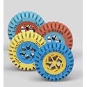 Doms E Racer Eraser with Doms Neon Pencil | Perfect Combo Pack for Students | Eraser 5 Pcs & Pencil 10 Pcs