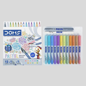 doms pastel super soft artist brush pens setincludes blender brush pen