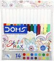 DOMS Sketch Max Water Colour Soft Tip Nib Sketch Pens