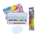 DOMS Water Color Tube with colormate 4 pc Brush