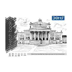 doms wiro sketch pad  297 x 42cm 72 pages  150 gsm  cover design may vary  sketch pad
