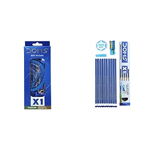 doms x1 premium mathematical drawing instrument geometry box amp x1 pencil 10 pcs black