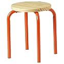 ProTuning DOMSTEN Stool, orange/pine