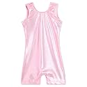 Domusgo Gymnastics Leotards for Girls Sparkly One Piece Biketard Size 1-10Y
