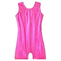 Domusgo Gymnastics Leotards for Girls Sparkly One Piece Biketard Size 1-10Y