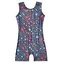 Domusgo Gymnastics Leotards for Girls Sparkly One Piece Biketard Size 1-10Y