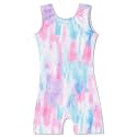 Domusgo Gymnastics Leotards for Girls Sparkly One Piece Biketard Size 1-10Y