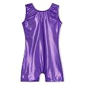 Domusgo Gymnastics Leotards for Girls Sparkly One Piece Biketard Size 1-10Y