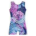 Domusgo Gymnastics Leotards for Girls Sparkly One Piece Biketard Size 1-10Y