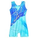 Domusgo Gymnastics Leotards for Girls Sparkly One Piece Biketard Size 1-10Y