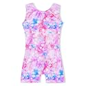 Domusgo Gymnastics Leotards for Girls Sparkly One Piece Biketard Size 1-10Y