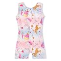Domusgo Gymnastics Leotards for Girls Sparkly One Piece Biketard Size 1-10Y