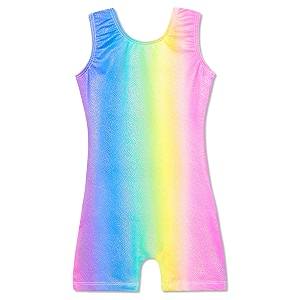 domusgo toddler leotard gymnastics long sleeve sparkly tumbling dance leotards for baby girls kids teens 2-14 years