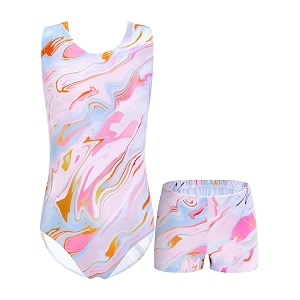domusgo toddler leotard gymnastics long sleeve sparkly tumbling dance leotards for baby girls kids teens 2-14 years