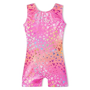 domusgo toddler leotard gymnastics long sleeve sparkly tumbling dance leotards for baby girls kids teens 2-14 years