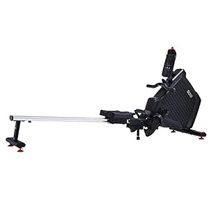 domyos domyos 500 black magnetic rowing machine with e-connected lcd monitor