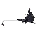DOMYOS Domyos 500 Black Magnetic Rowing Machine with E-Connected LCD Monitor