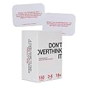 Don't Overthink It Conversation Card Game by We’re Not Really Strangers