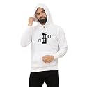 Don39t Quit Print Hooded Neck Kangaroo Pocket