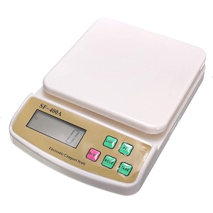 donda multipurpose plastic electronic kitchen digital weighing scale 10 kg multicolor sf400a