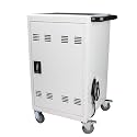35-Device Mobile Charging Station for Tablet, Laptop, with Charging Port Screen Size Up to 16.3", Suitable for Office, Classroom, Antique White