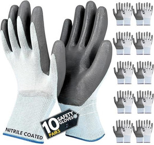 Donizard 10 PAIR Anti Cut Resistant Safety