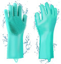 Donizard Reusable Silicone Scrubber Gloves for Kitchen