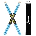 Donner Blue Drum Sticks 7A Classic Maple Wood 2 Pair with Carrying Bag