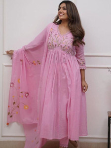 DONNING Art Embroidered Kurta Trouser Pant