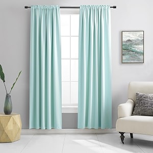 DONREN 2 Panels Blackout Curtain Panels for