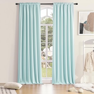 DONREN 2 Panels Blackout Curtain Panels for