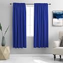 DONREN 2 Panels Royal Blue Blackout Curtain