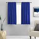 DONREN 48 Inch Curtains Deep Blue Blackout