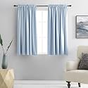 DONREN 48 Inch Curtains Light Blue Blackout