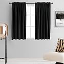 DONREN 48 Inch Length Short Curtains for