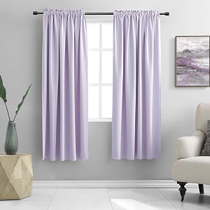 DONREN 63 Inch Length Lavender Purple Blackout