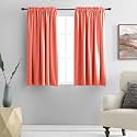 DONREN Coral Blackout Curtain Cloth Panels with